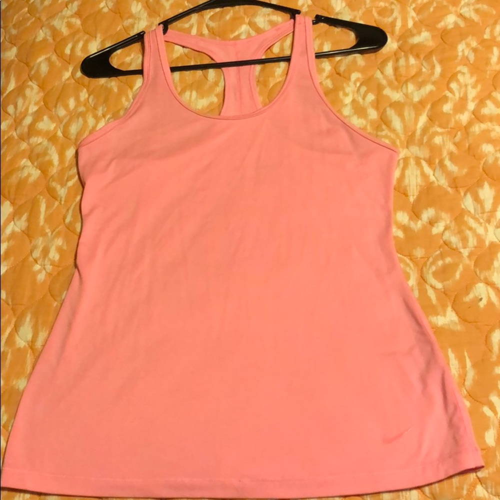 Nike dry fit, HOT pink fitted tank